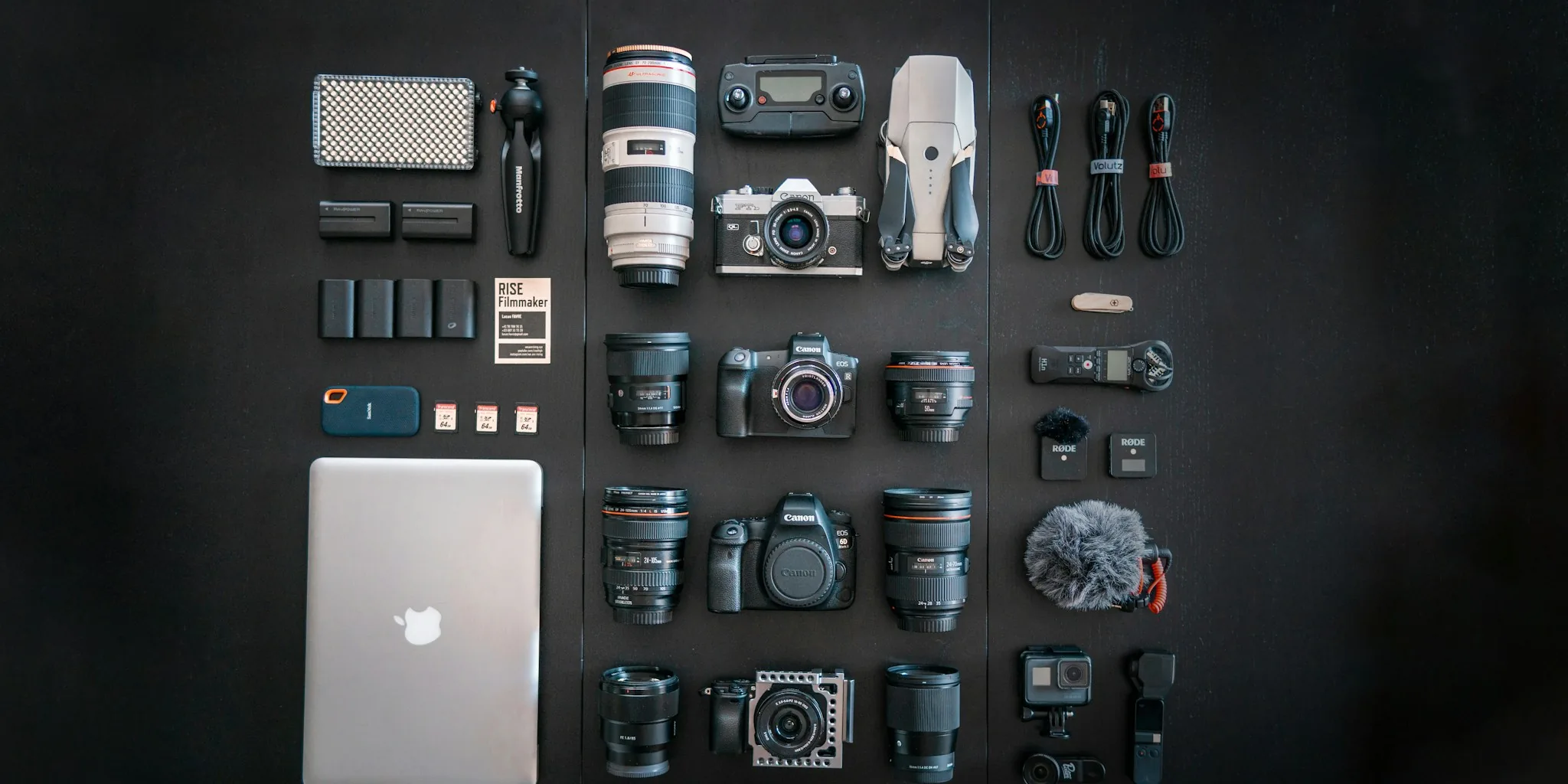 professional phone camera accessories setup