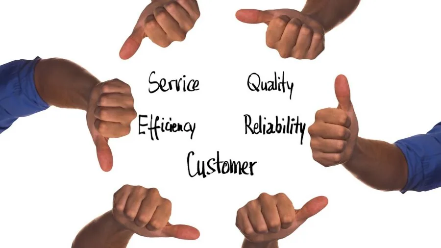 Professional working at desk with computer, representing data reliability and trust in technology