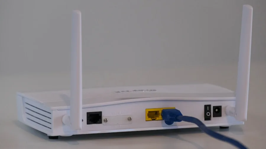 router network connection desktop