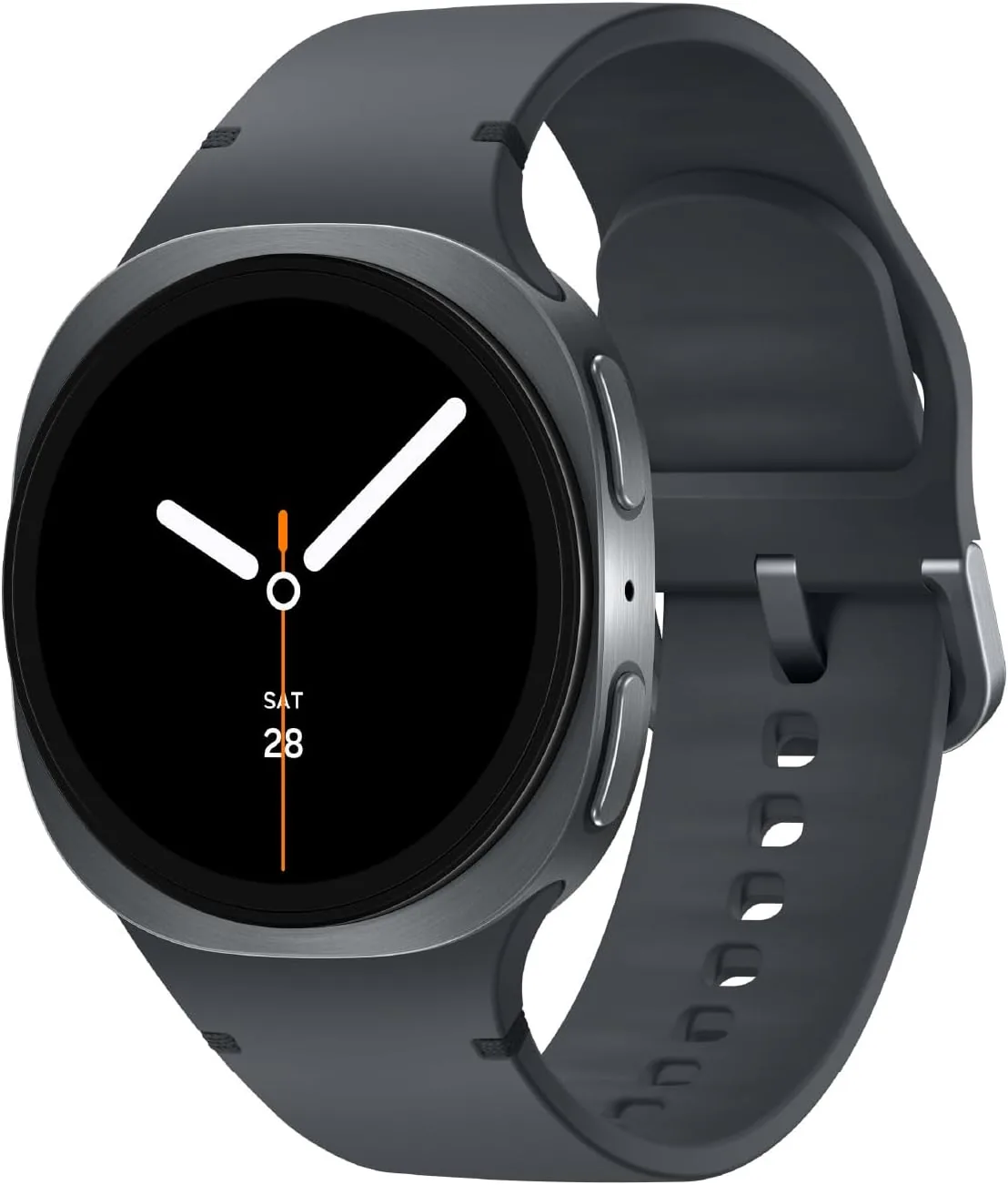 Samsung Galaxy Watch 8 (2025), Graphite, 40mm, Bluetooth Smartwatch | Cushion Design, Fitness Tracker, Sleep Coaching, Running Coach, Energy Score, Heart Rate Tracking [US Version, 2 Yr Warranty]