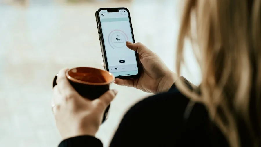 smart home health tracking interface