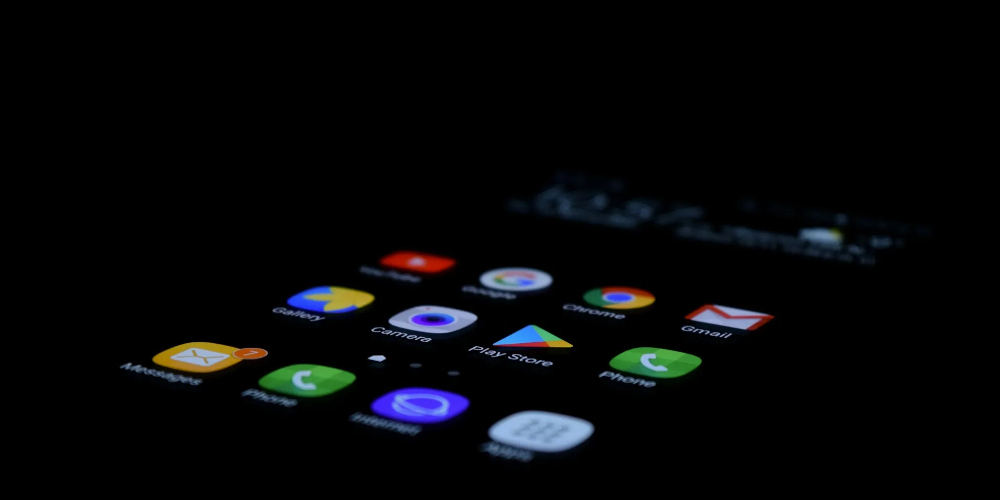 smartphone android quick settings interface