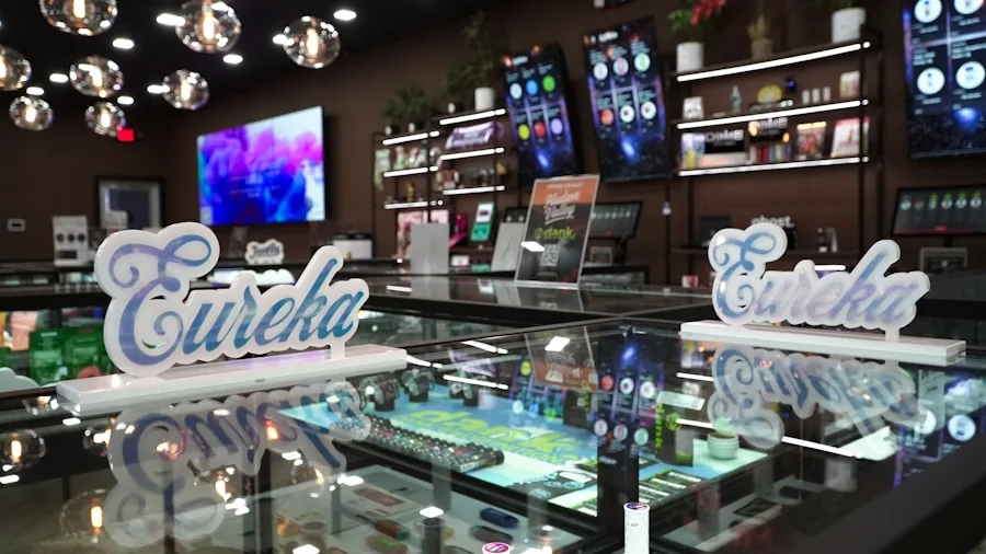 smartphone retail display store counter