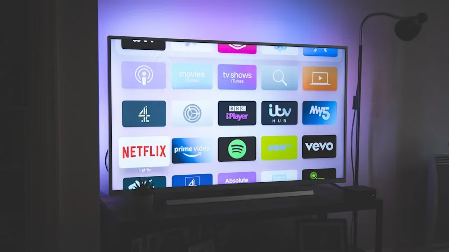 streaming service interface television