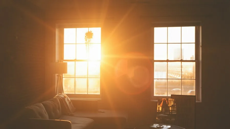 sunlight room temperature management