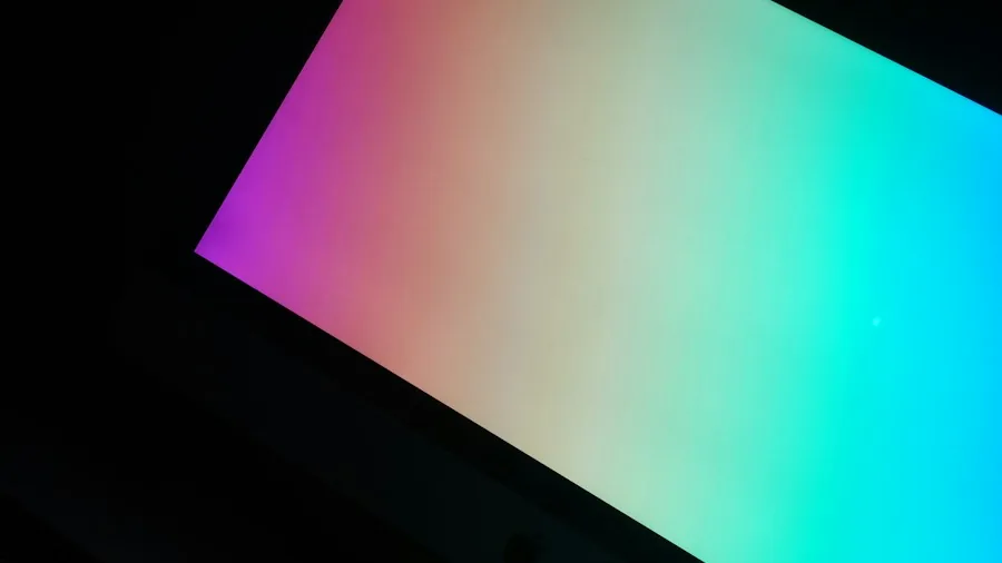 tablet OLED screen closeup