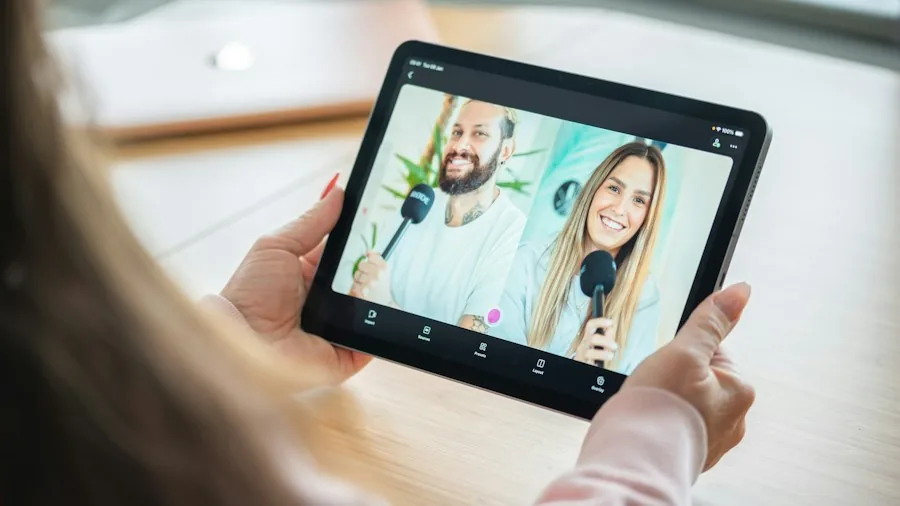 tablet video call and communication