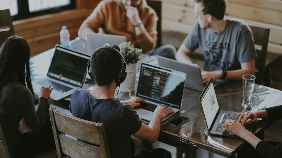 team collaboration remote work digital