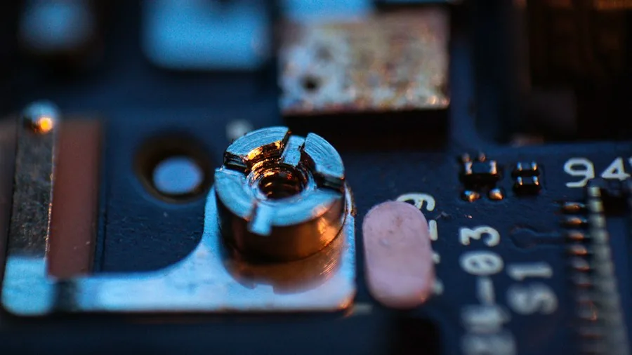 USB-C connector detail macro