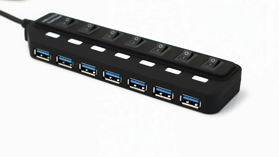 USB ports cables peripherals
