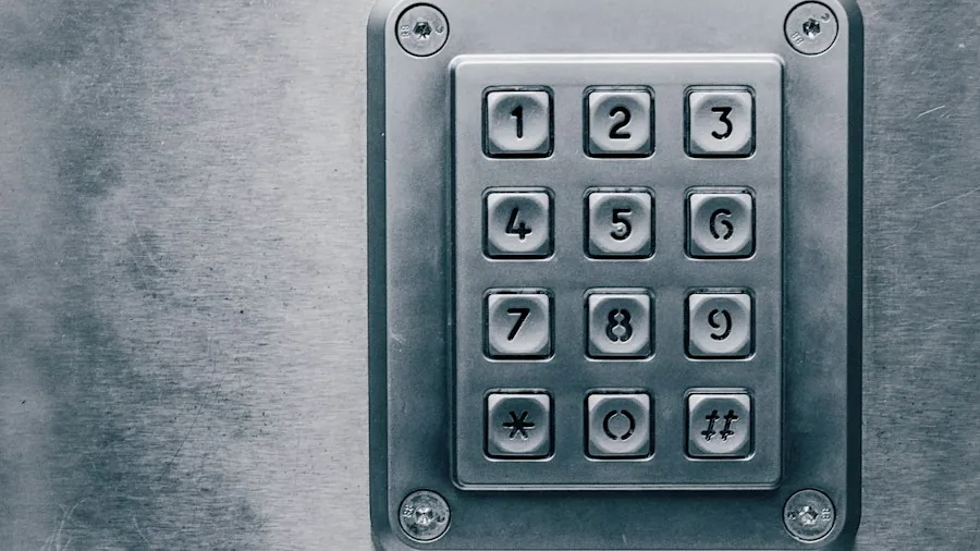 vacation home keypad lock entry