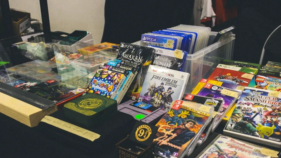 video game collection ownership