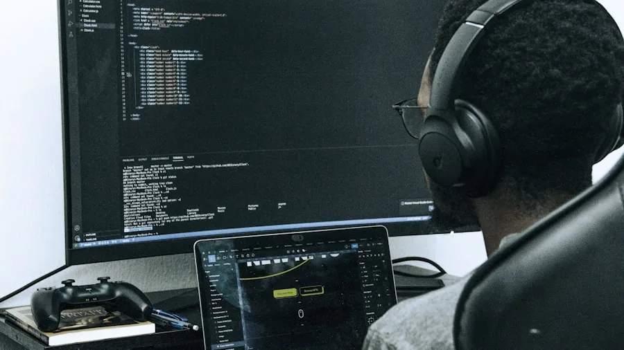 video game developers at computers
