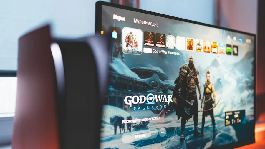 Windows computer gaming library interface