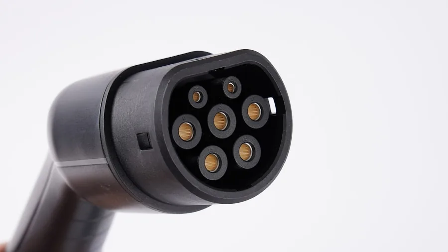 wireless charging connector close up
