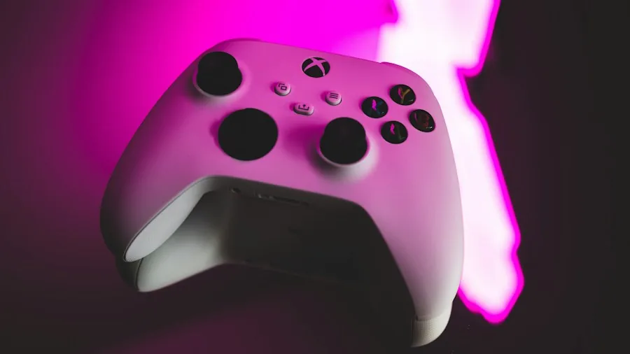 Xbox controller gaming setup